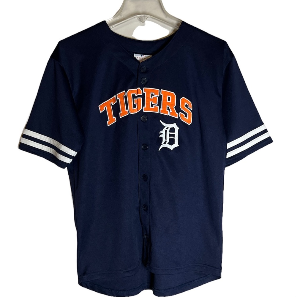 Tigers Youth Baseball Jersey Large